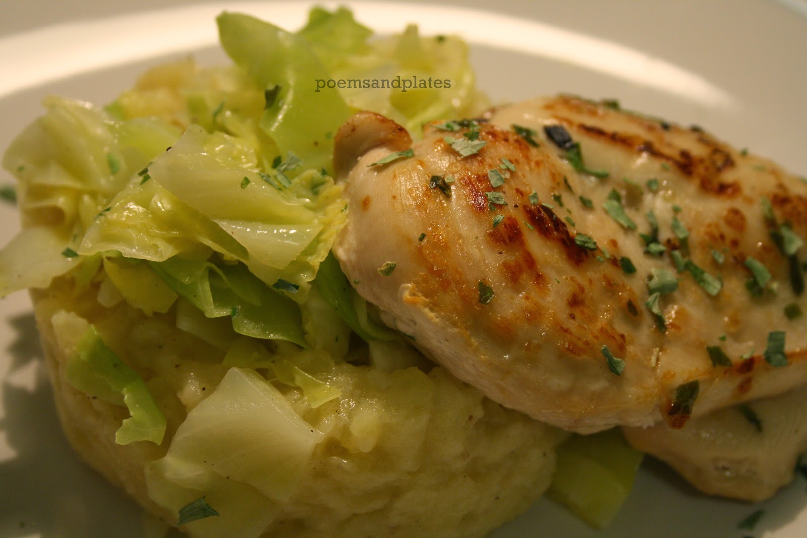 Anyonita Nibbles GlutenFree Recipes Gluten Free Celeriac and Potato Mash with Cabbage and