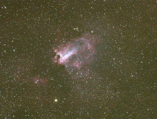 Nebulosa Omega (M17) en Sagitario.