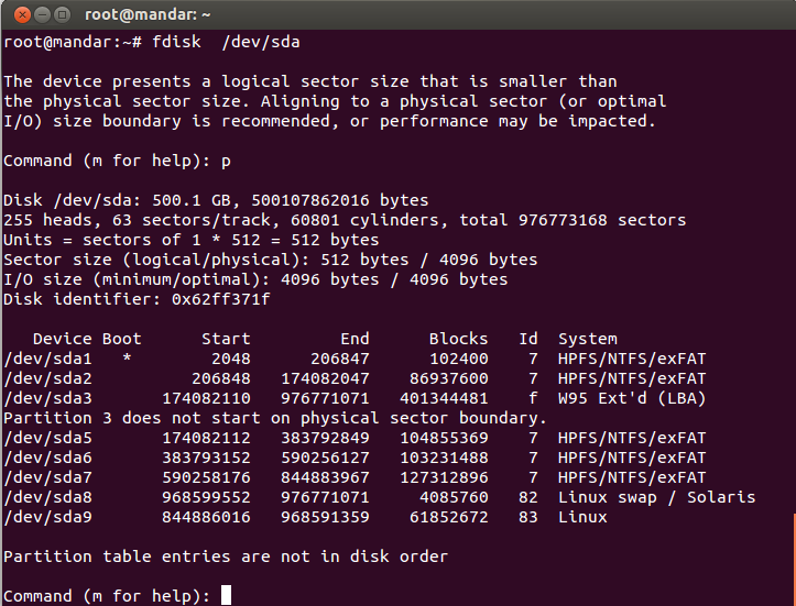 Manage Your Linux Partitions with FDISK Command Your Own Linux..!