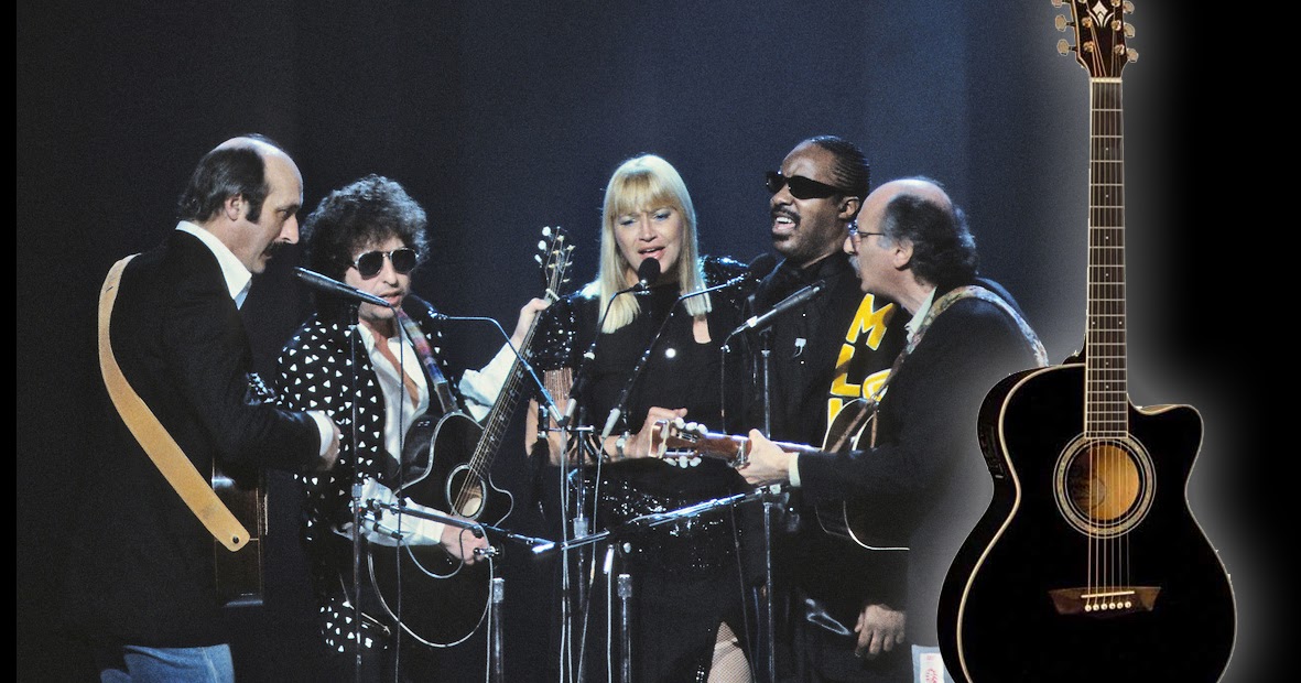 BOB DYLAN'S GEAR BLACK WASHBURN TANGLEWOOD