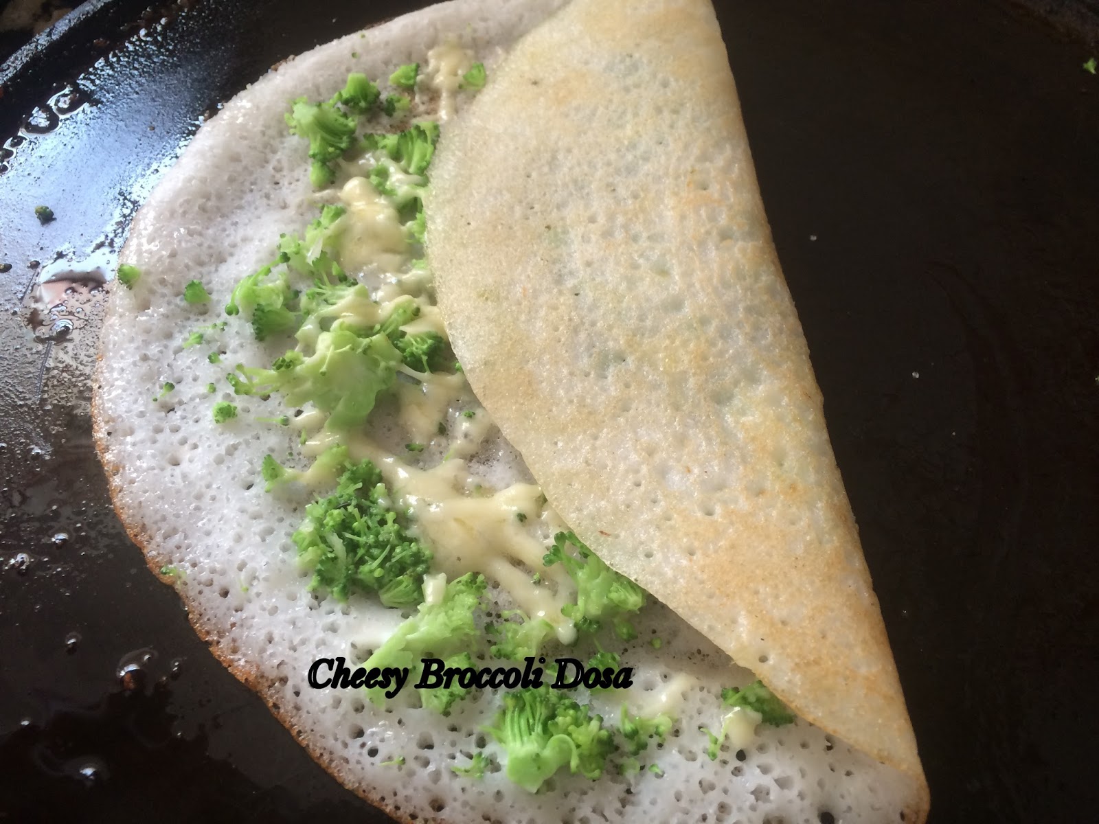 Healthy, Tasty and Easy Dosa Makeover Cheesy Broccoli Dosa