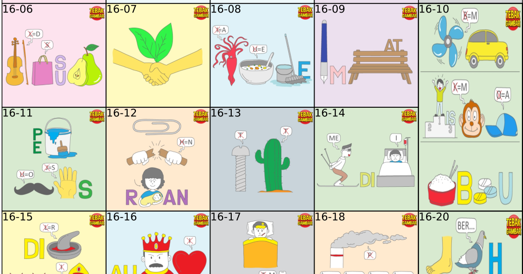 Jawaban Tebak Gambar Level 17 Kunci Ujian
