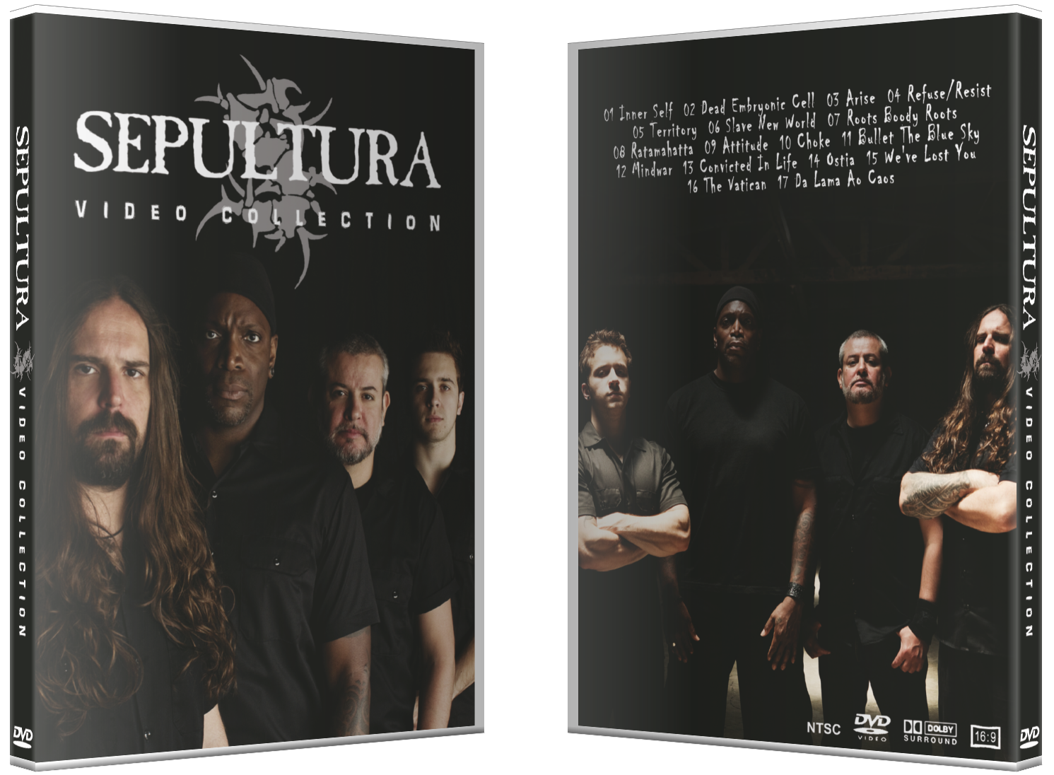 SALES VIDEOGRAFIAS VENDA DE DVD`s SEPULTURA VIDEO COLLECTION