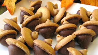 sweet treat supplies - thanksgiving dessert recipes - candy acorns