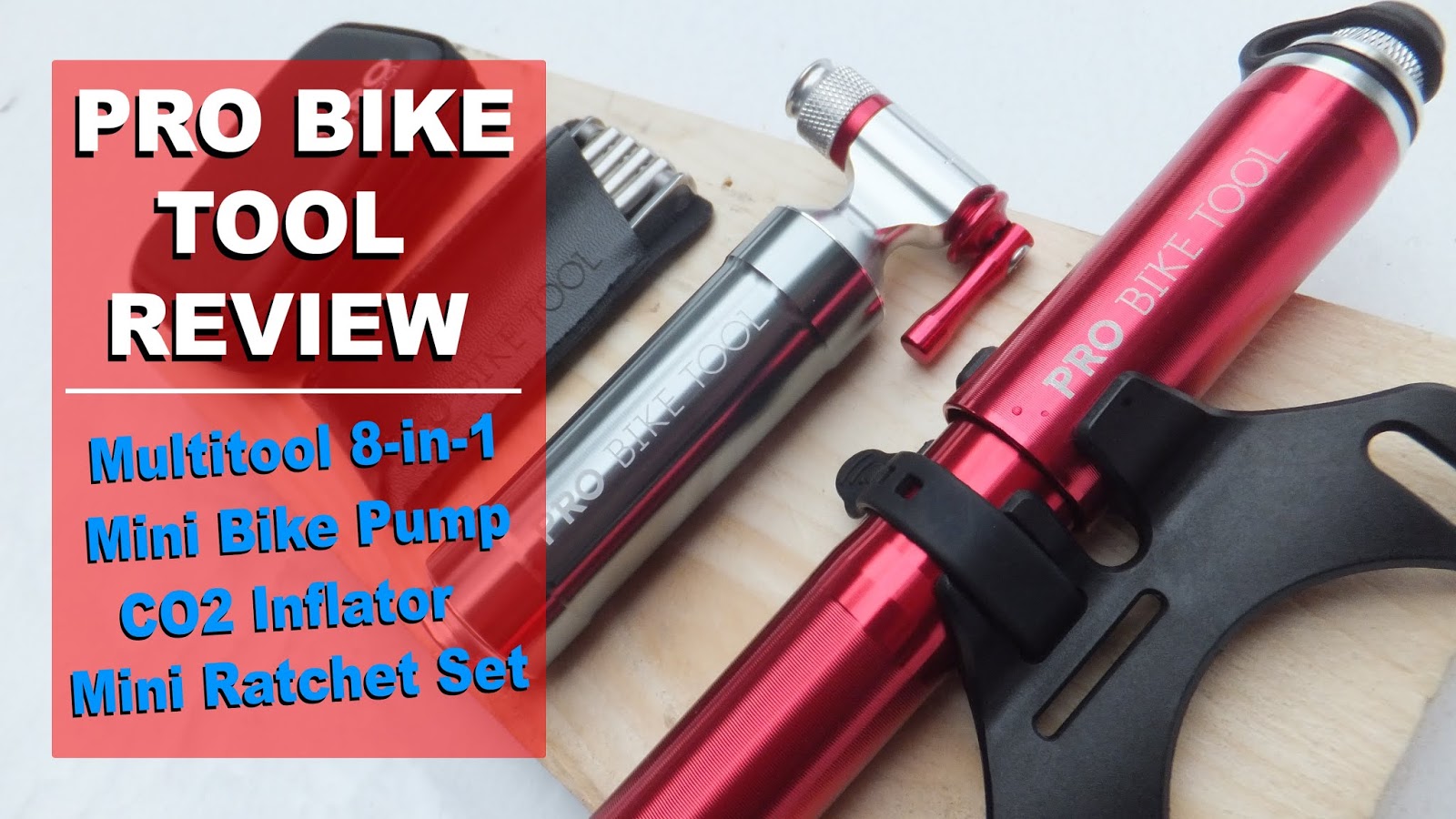 pro bike tool pump