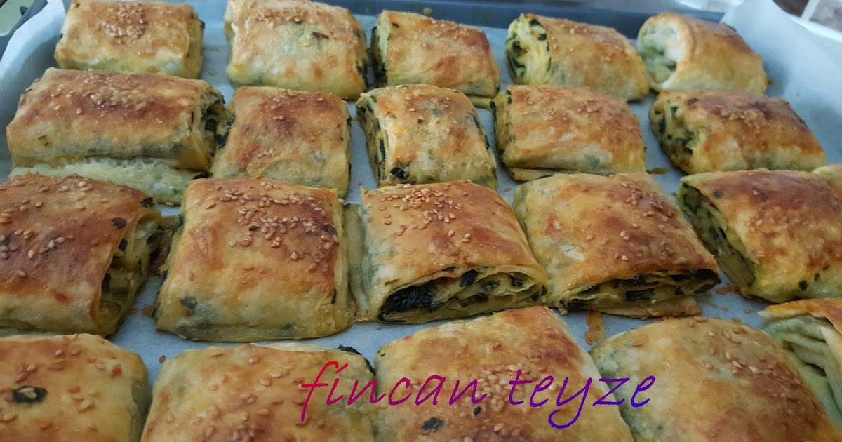 Ispanaklı Dilim Börek
