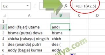 Cara Ambil dan Menghilangkan Huruf/Karakter dari Teks di Excel | cara