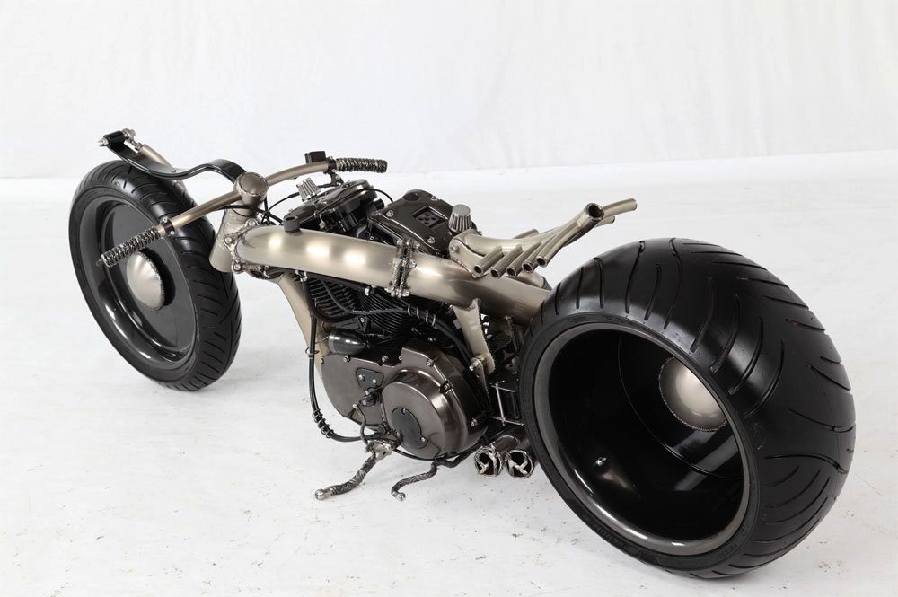 Meccano motorcycle by Gerald Hart