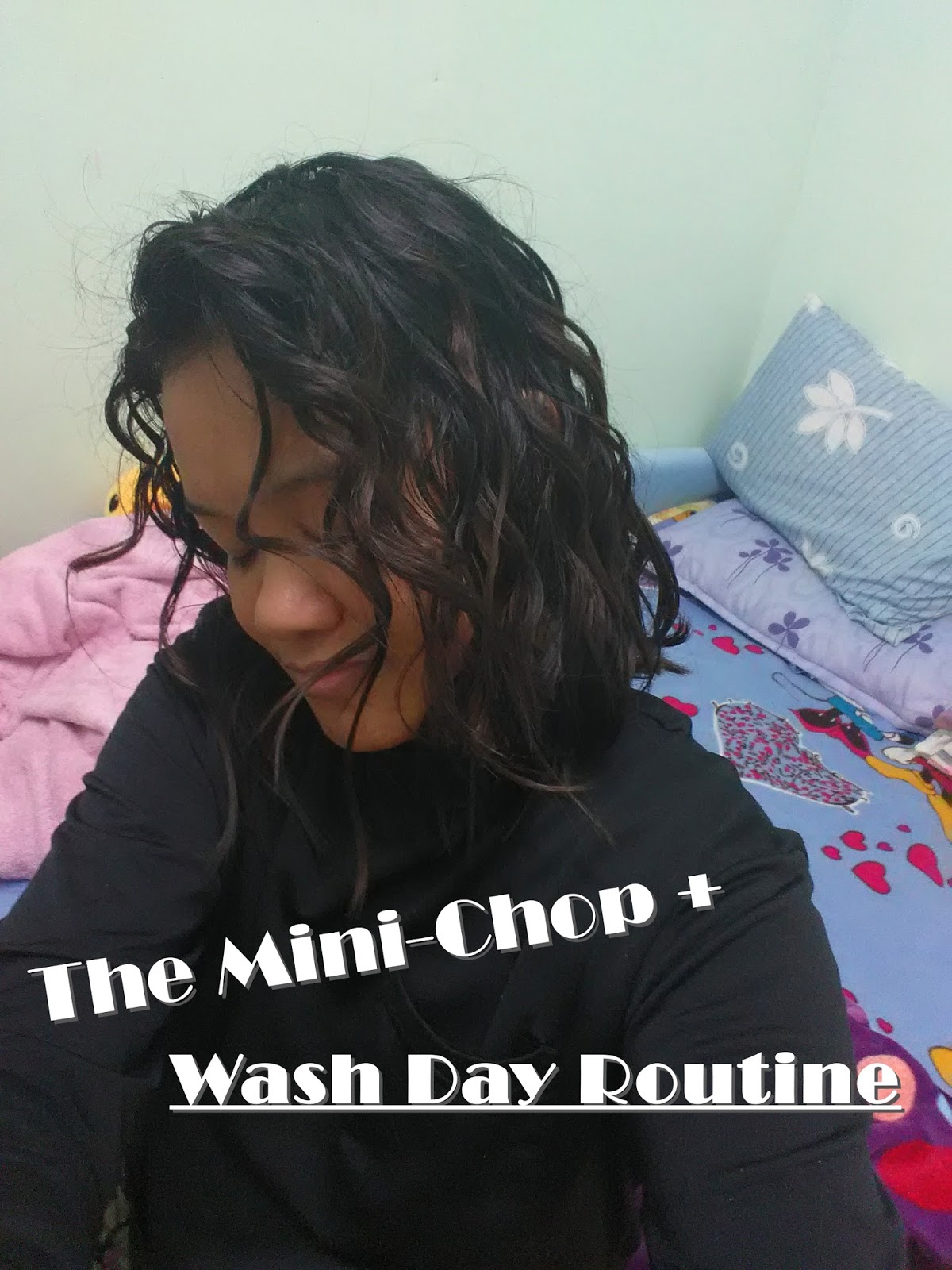 Relaxed Hair Mini Chop Wash Day Routine Curly Ning