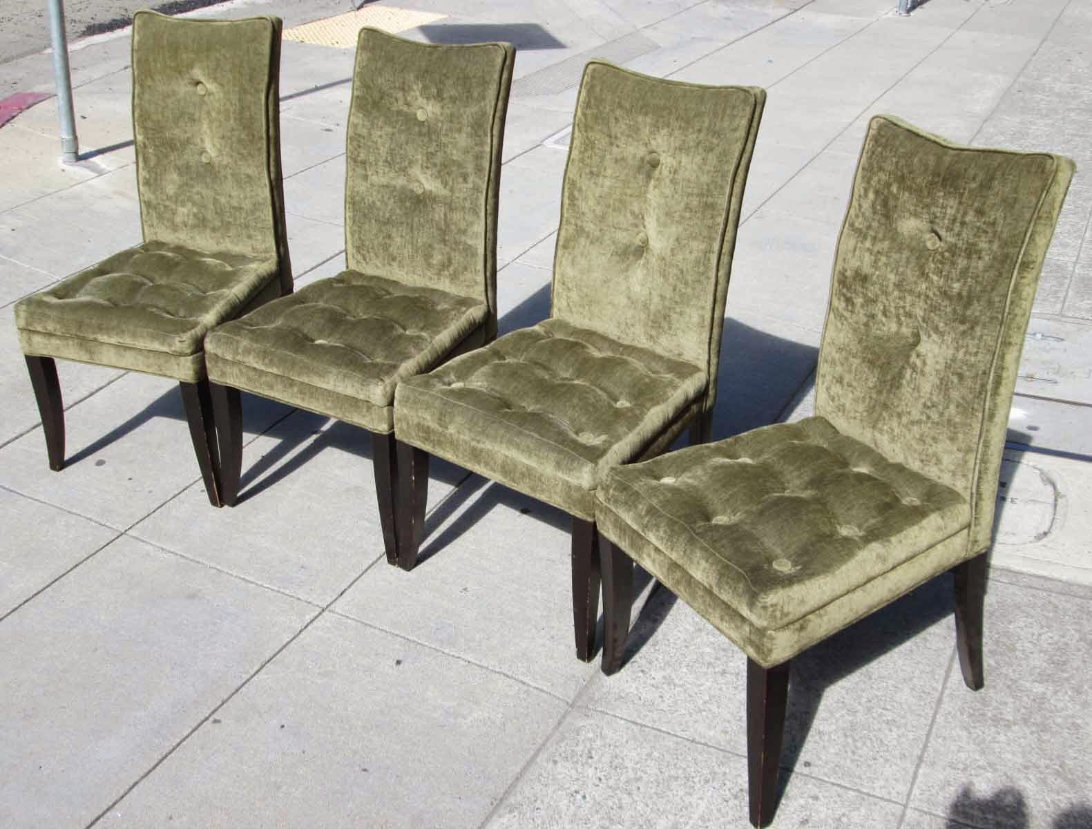 UHURU FURNITURE & COLLECTIBLES SOLD Set of 4 Olive Bombay Co. Parsons