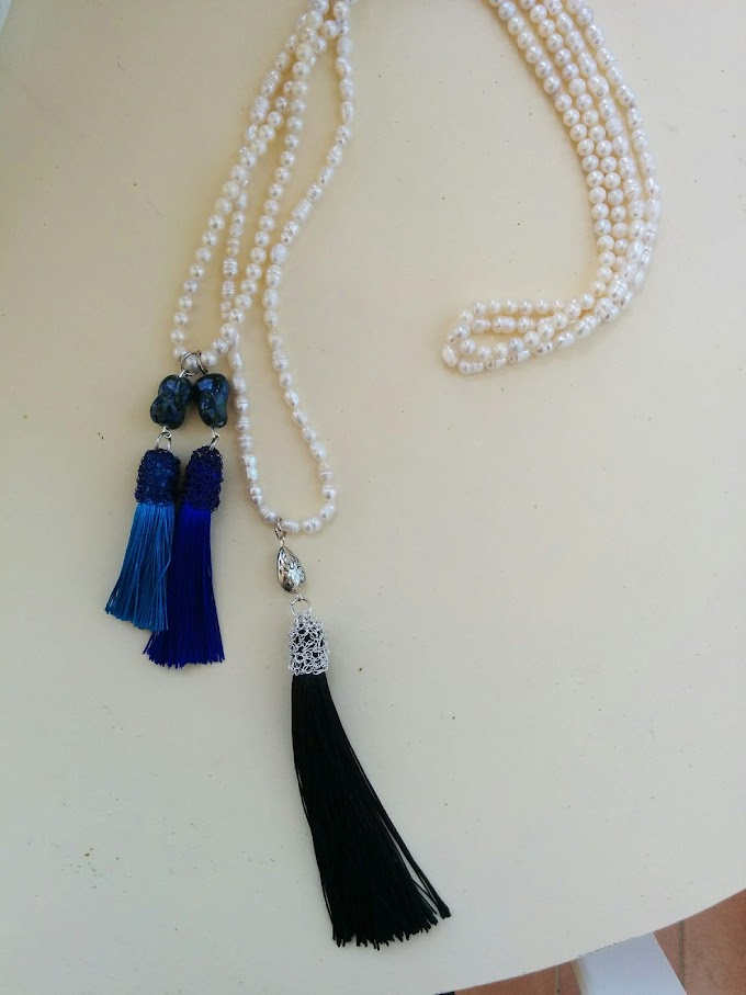Fresh Water Pearls Necklace and tassel