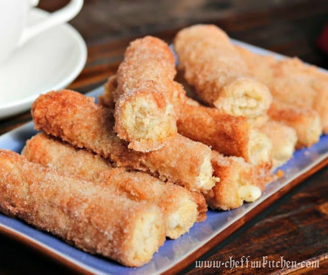 Baked Cinnamon Cream Cheese Roll-Ups Baked Cinnamon Cream Cheese Roll-Ups
