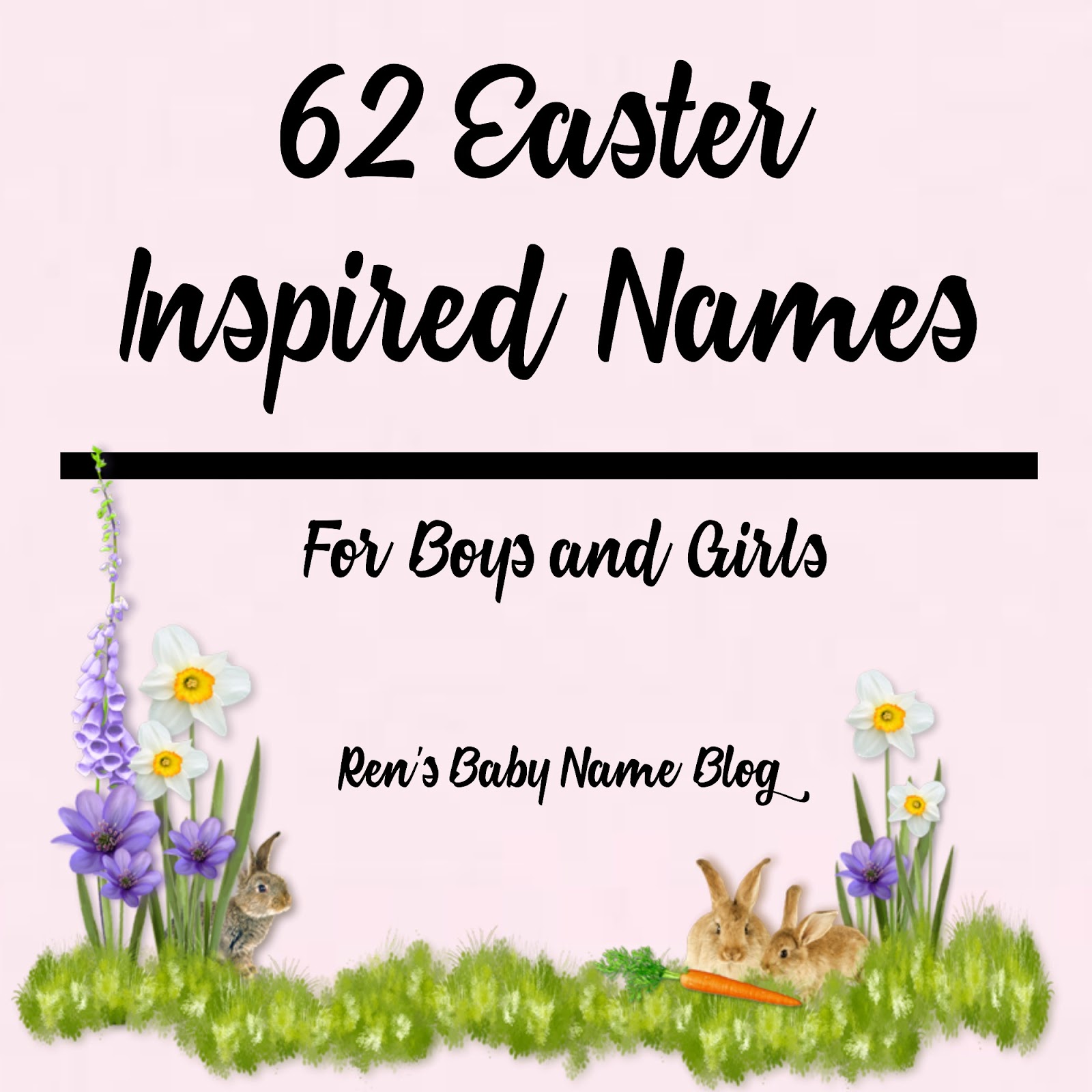 Ren's Baby Name Blog 62 Easter Inspired Names