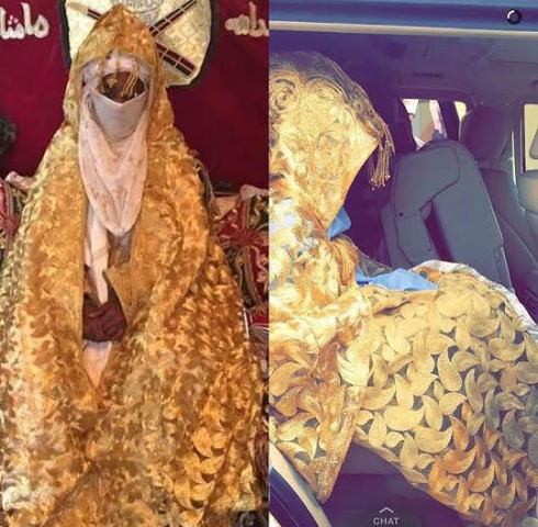 Emir of Kano and his daughter play 