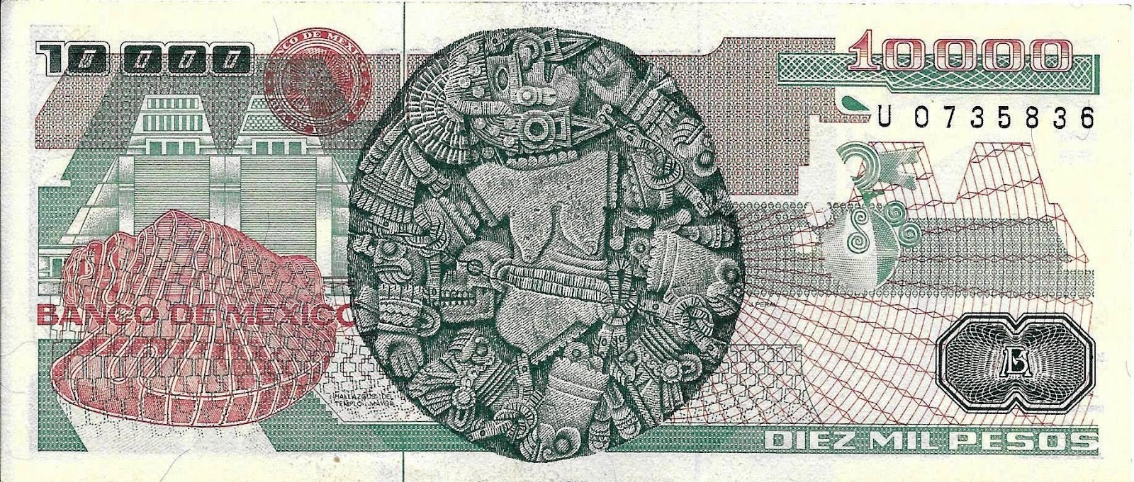 Mi Colección de Monedas y Billetes Billete de 10,000