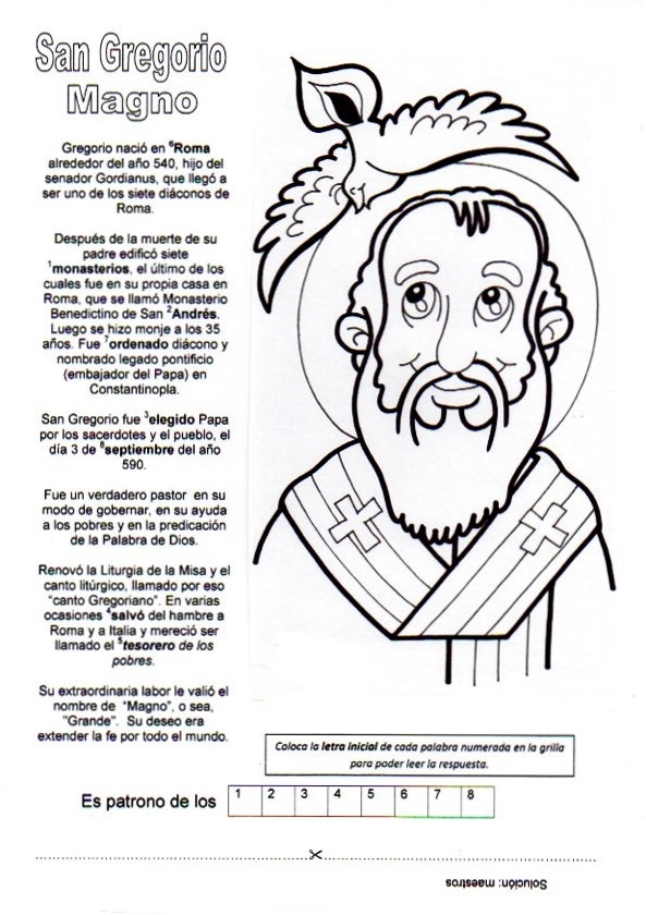 El Rincón de las Melli San Gregorio Magno (historia y juego)