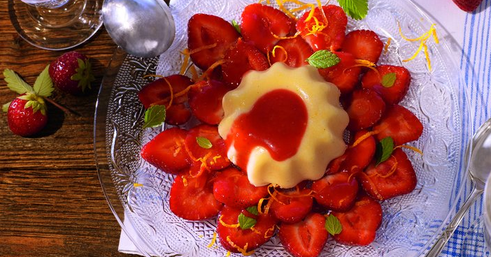 Rezepte für alle: Grießflammerie mit Erdbeersauce und Erdbeer-Grand ...