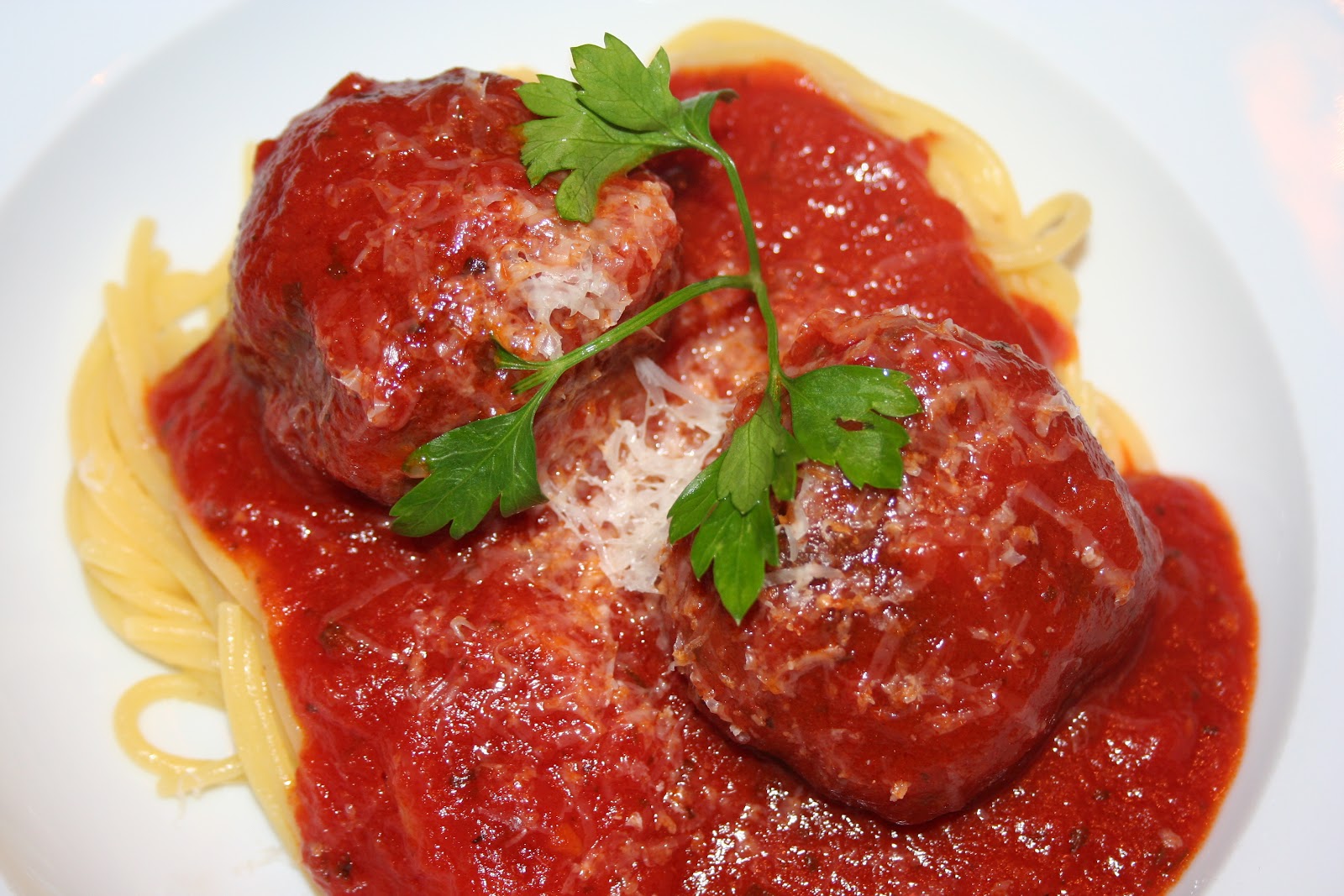 Cheers to Happy Lidia's Meatballs....