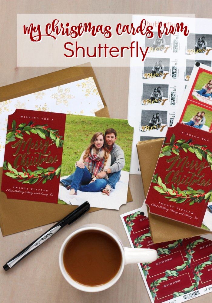 PitterAndGlink My Personalized Photo Christmas Cards from Shutterfly