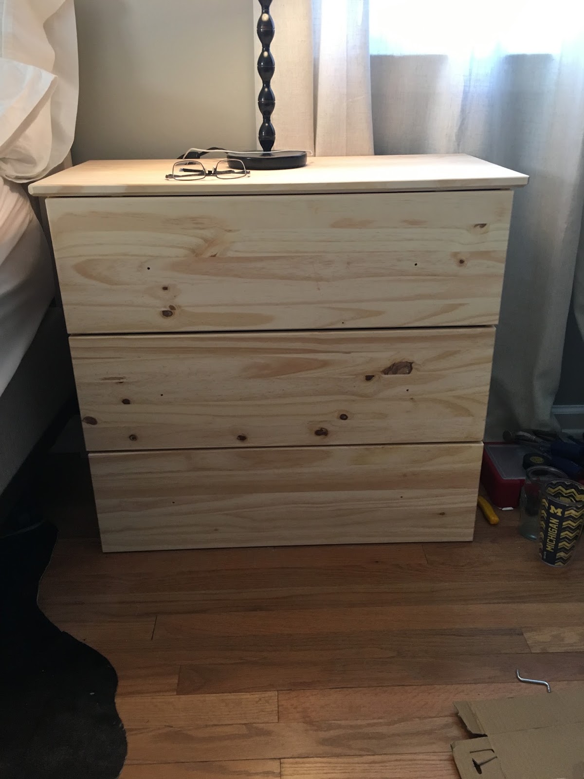 Casa Williams How To Makeover the IKEA Tarva Dressers Into Rustic Nightstands