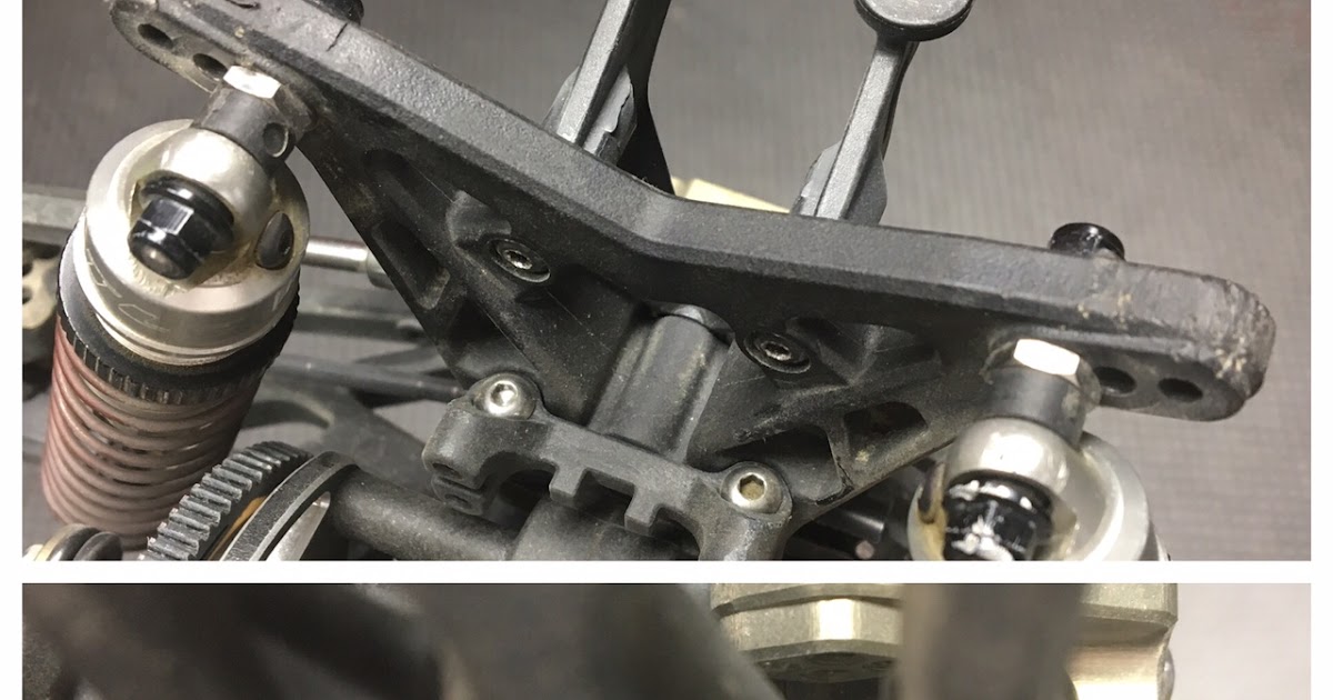 Team Losi Racing Antisquat and rear shock location 22 4.0