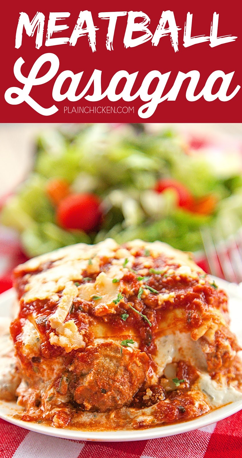 Meatball Lasagna Plain Chicken®