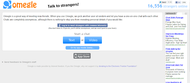 Cool Websites Omegle The Talk To Strangers Chat Site [★] Kath S Journey Going One Step