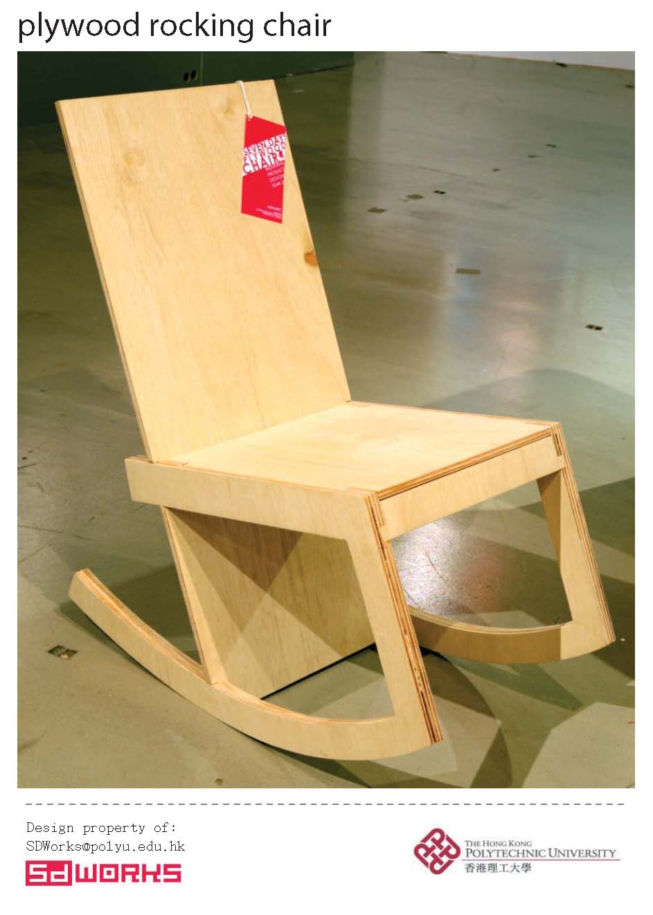 Kalong's Works Miniarc Plywood Chair