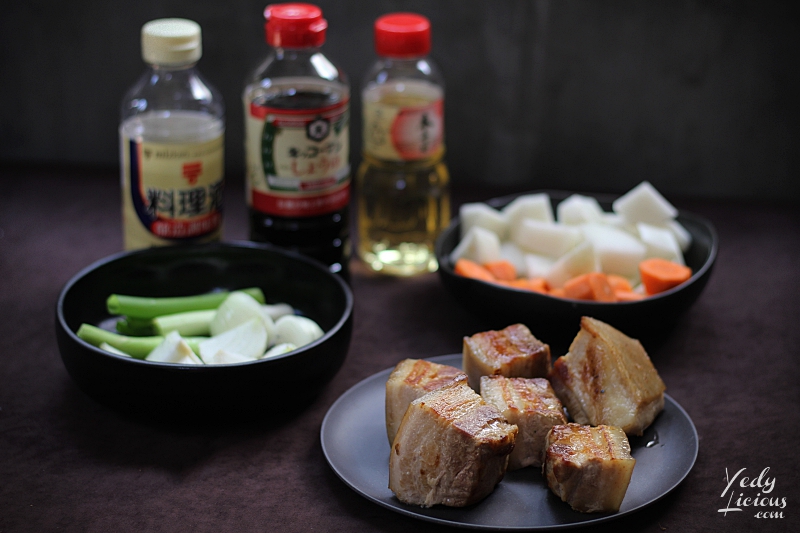 Buta No Kakuni Recipe 豚の角煮 [How To Cook Japanese Braised Pork Belly