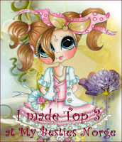 Blue and Pink Girly Card