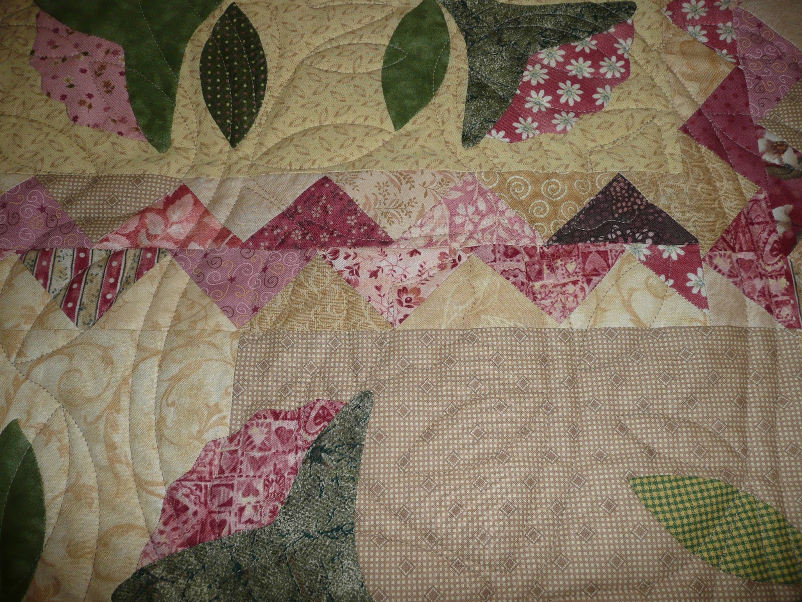 Acorn Ridge Quilting Donna's Trumpet Vine Quilt