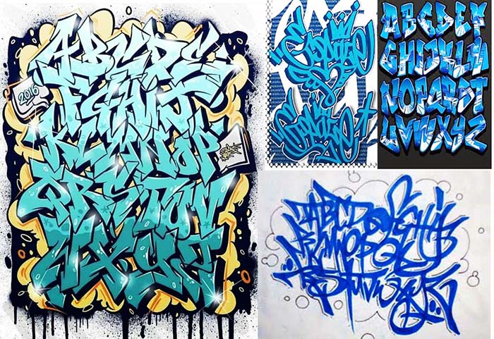 Graffiti Collection Ideas 2 Styles Graffiti Alphabet A Z With
