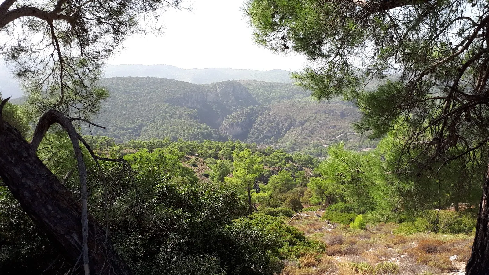 View towards the Kamiri monastery