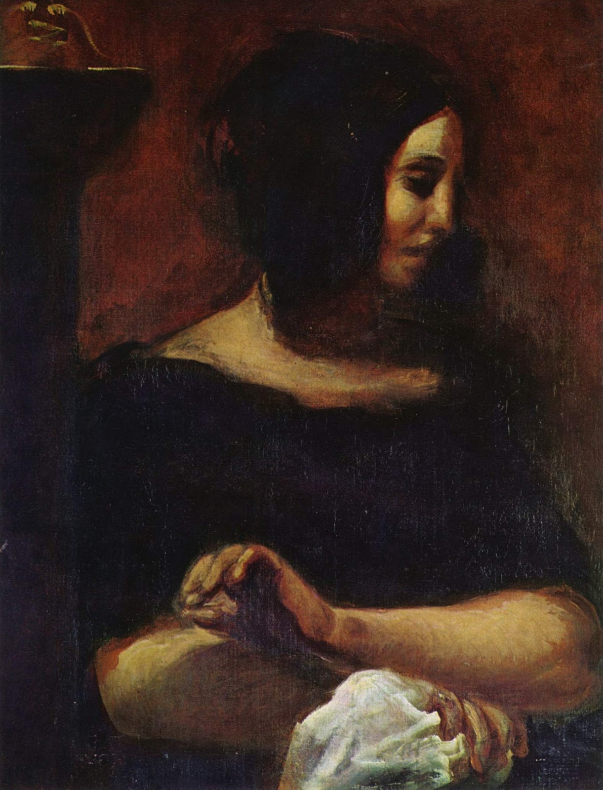 Eugene Delacroix Frédéric Chopin and Sand, 1838 Tutt'Art