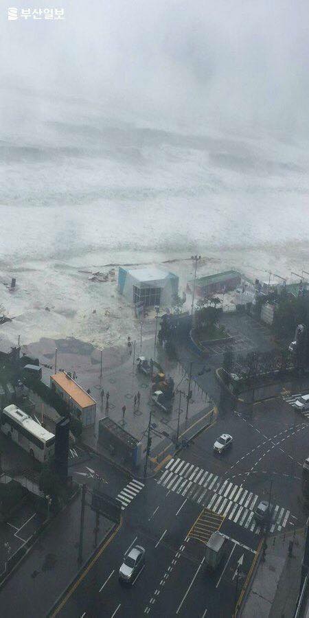 Tsunami Like Waves Hits Busan 2