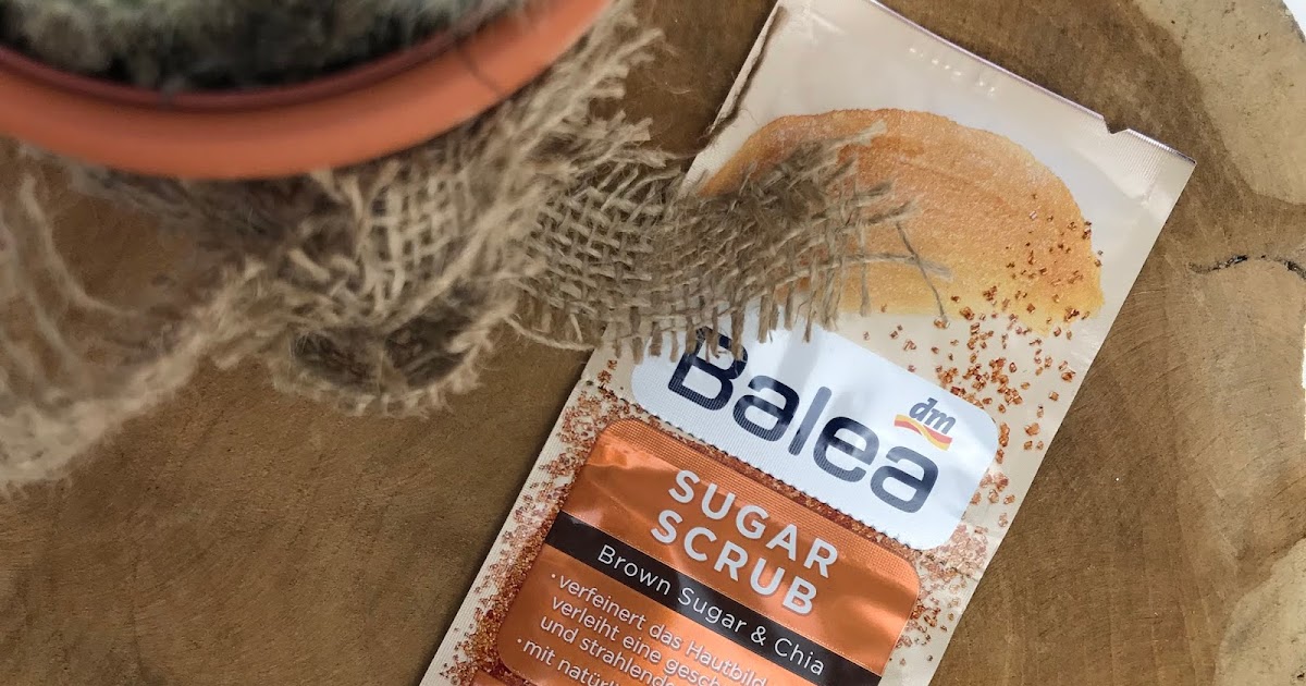 Balea Sugar Scrub Peeling Brown Sugar & Chia