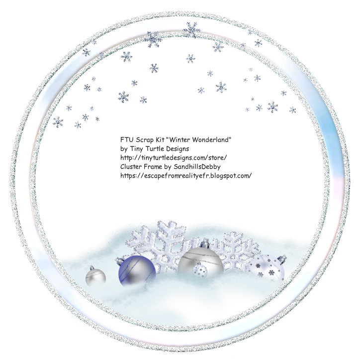Escape From Reality Blog FTU "Winter Wonderland" Clusters & Cluster Frames