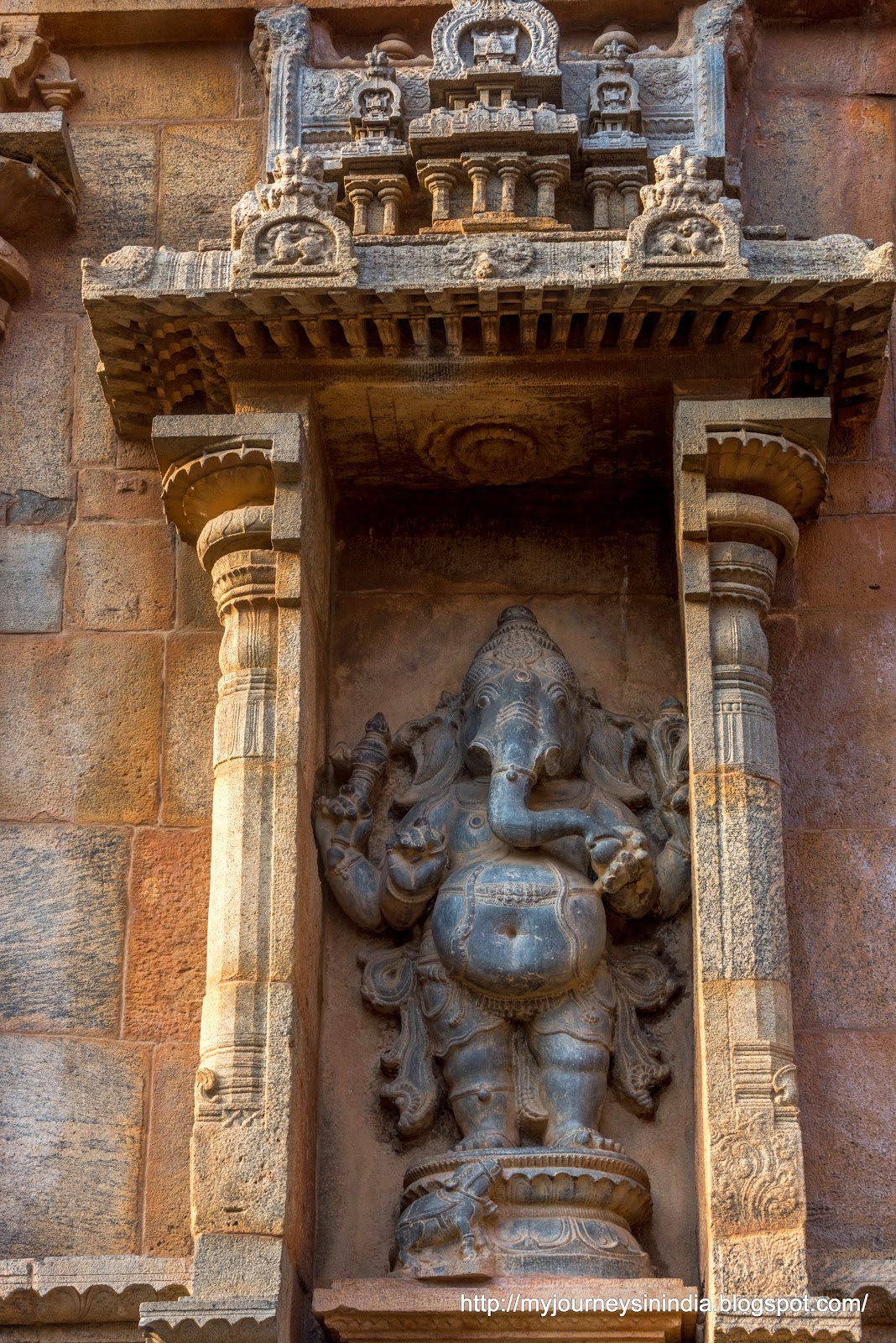 Thanjavur Brihadeeswarar Temple Ganesha Intricate Carvings