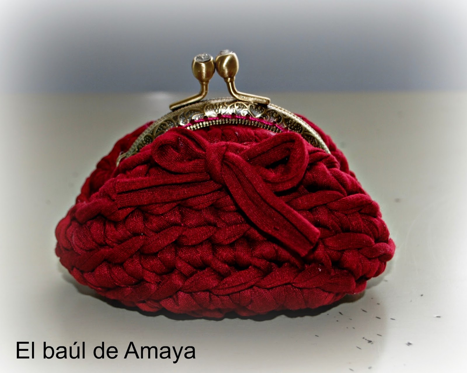 center>MONEDEROS DE TRAPILLO CON BOQUILLA DE - Mon petit Crochet