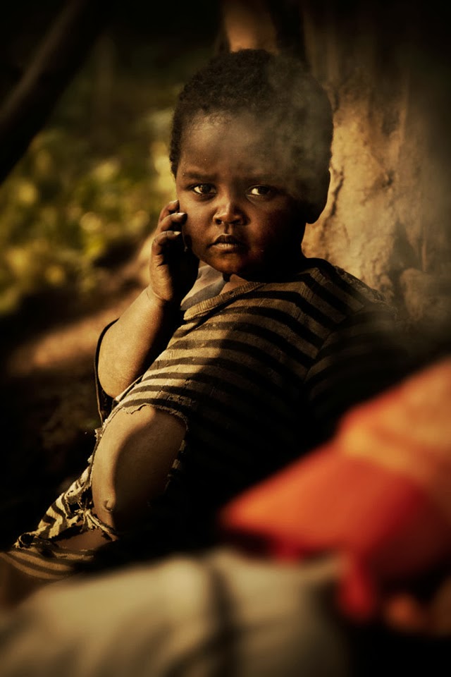 Ethiopian Faces Photography Reading A Word