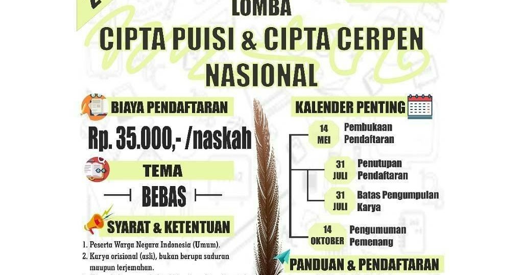 Info lomba menulis cerpen 2018