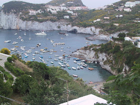 Ponza has some beautiful coastline and was once a haunt for movie stars and other celebrities