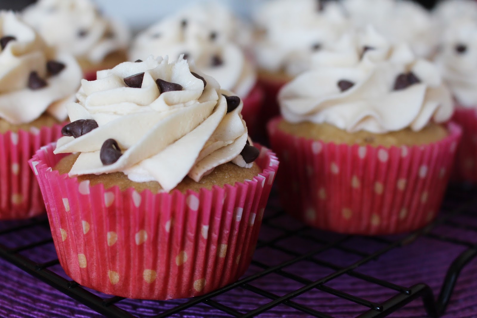 Kylee's Kitchen Chocolate Chip Cookie Dough Cupcakes