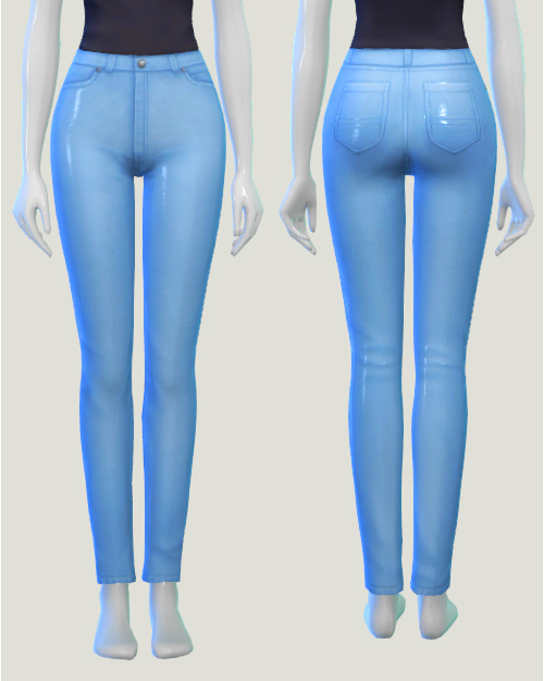 Pickypikachu: Maxis Match High-Waist Denim Skinny Jeans