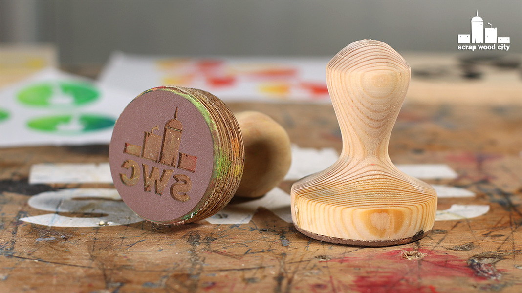 scrap wood city How to make linoleum stamps DIY