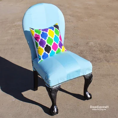 http://www.doodlecraftblog.com/2015/01/upholstered-vintage-claw-foot-chair.html