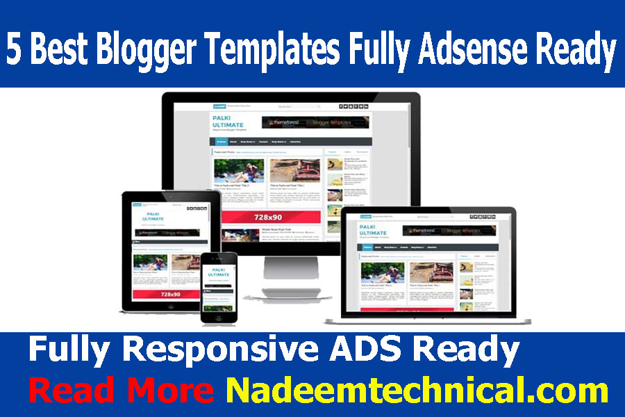 Best Blogger Templates For Adsense Best Blogger Templates For Adsense