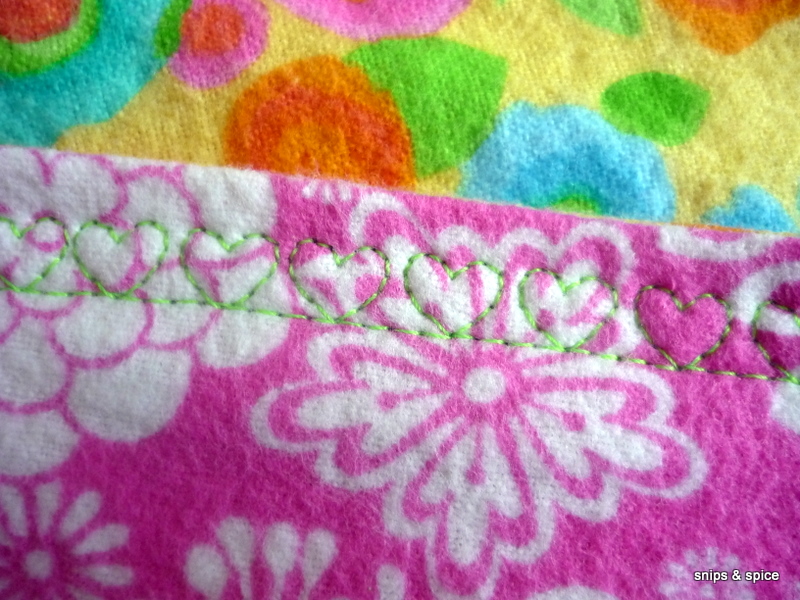 Snips & Spice The Flannel Receiving Blanket