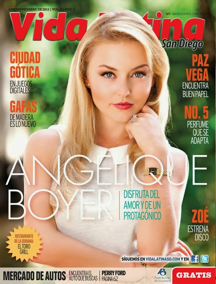 Angelique Boyer Magazine Photoshoot For Vida Latina Magazine November