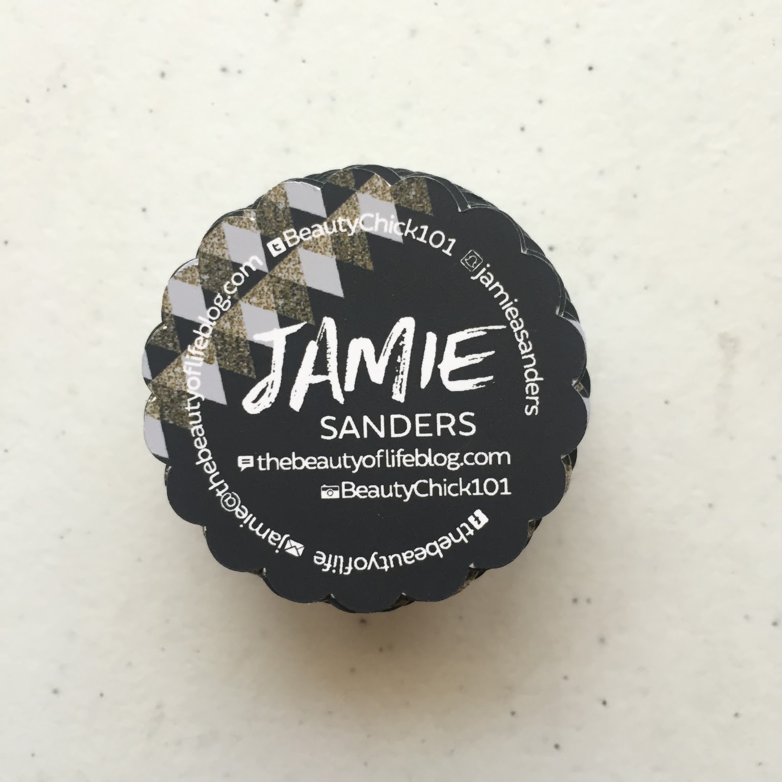 The Beauty of Life Let's Get Social I'm Loving My New Social Circle Business Cards!